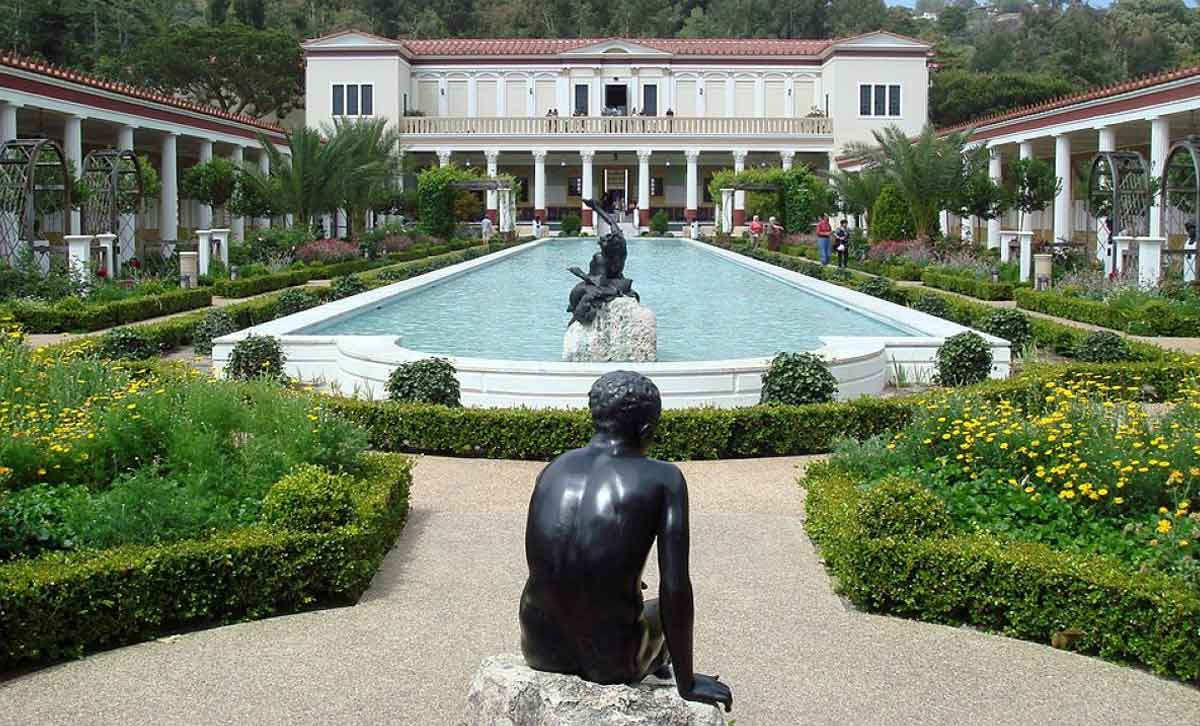 getty villa gardens