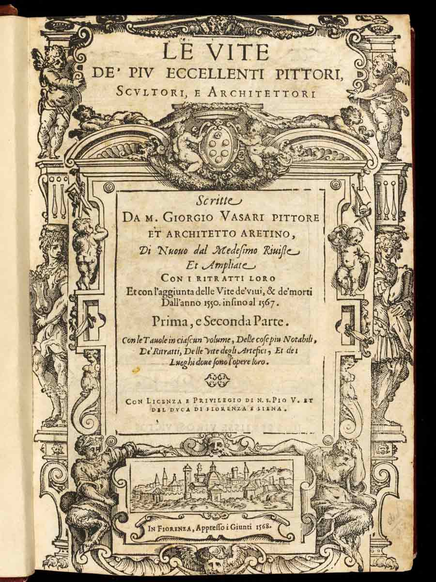 giorgio vasari lives artists book