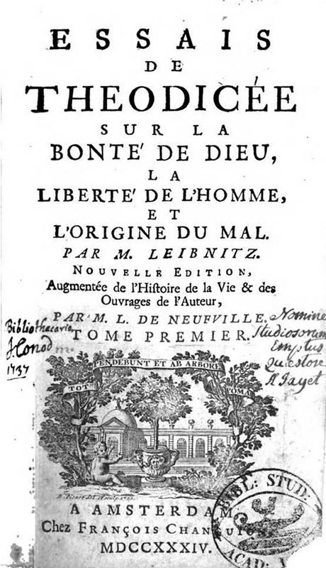 gottfried wilhelm leibniz theodicy