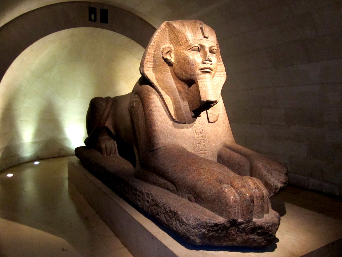 great sphinx tanis louvre
