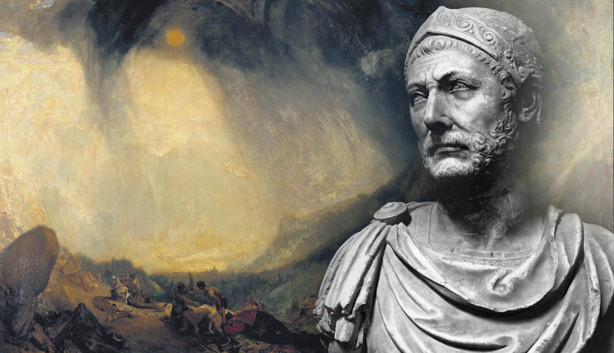 Hannibal crossing alps bust