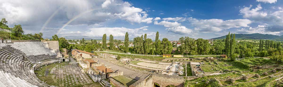 heraclea lyncestis macedonia panorama