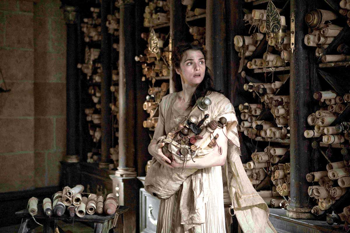 hypatia agora library of alexandria
