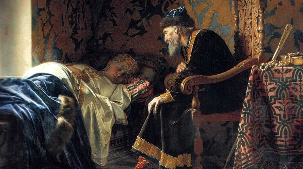 ivan the terrible admiring sleeping bride