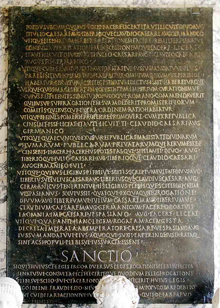 lex imperio vespasiani