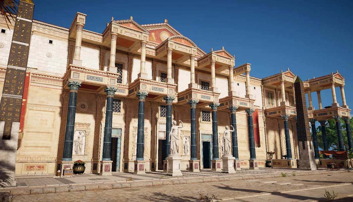 library of alexandria exterior assassins creed