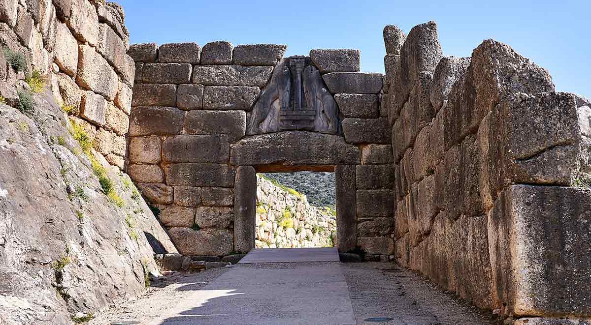 lion gate mycenae greece
