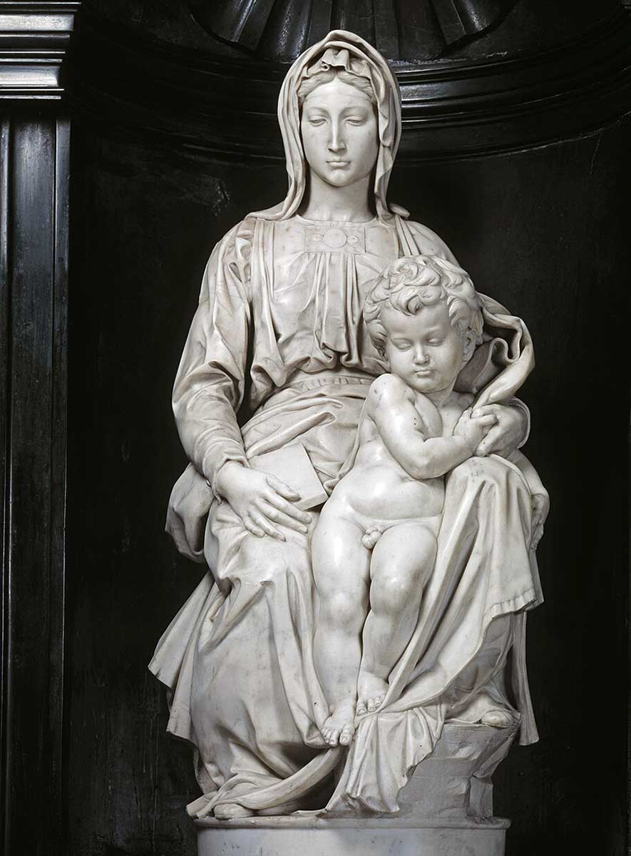 madonna of bruges michelangelo hugo maertens