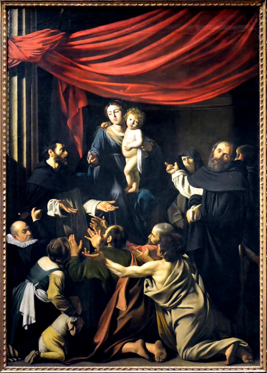 madonna of the rosary caravaggio