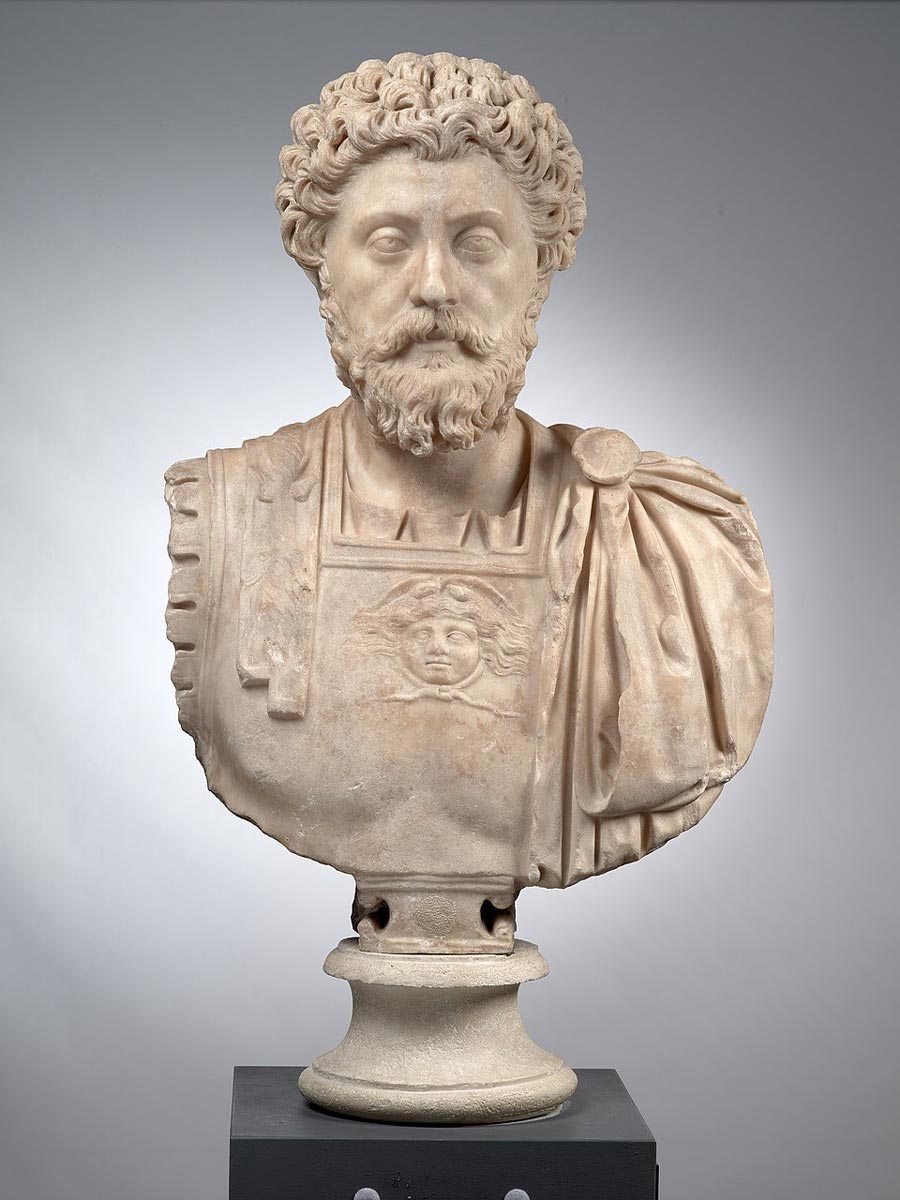 marcus aurelius bust