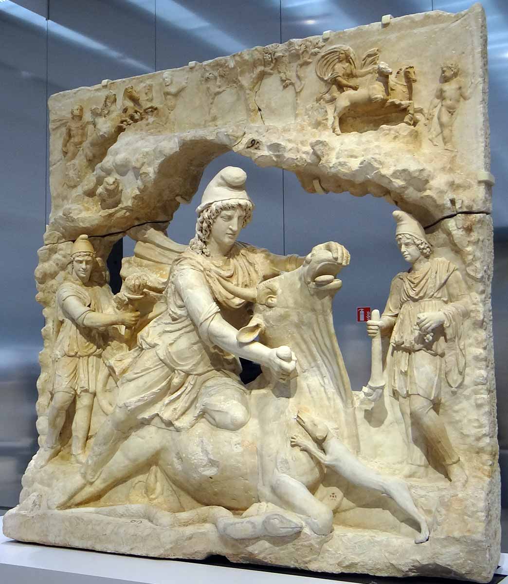 mithras sacrifices bull roman religion