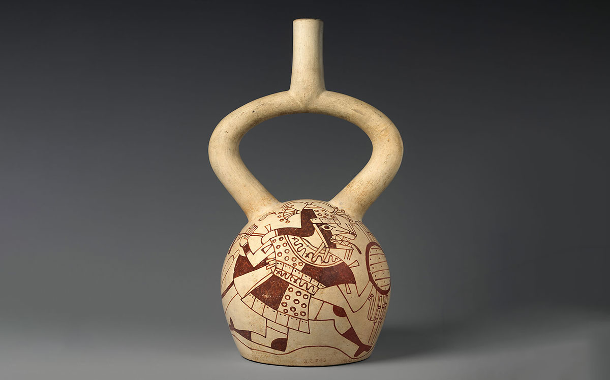 moche ceramics warrior fox