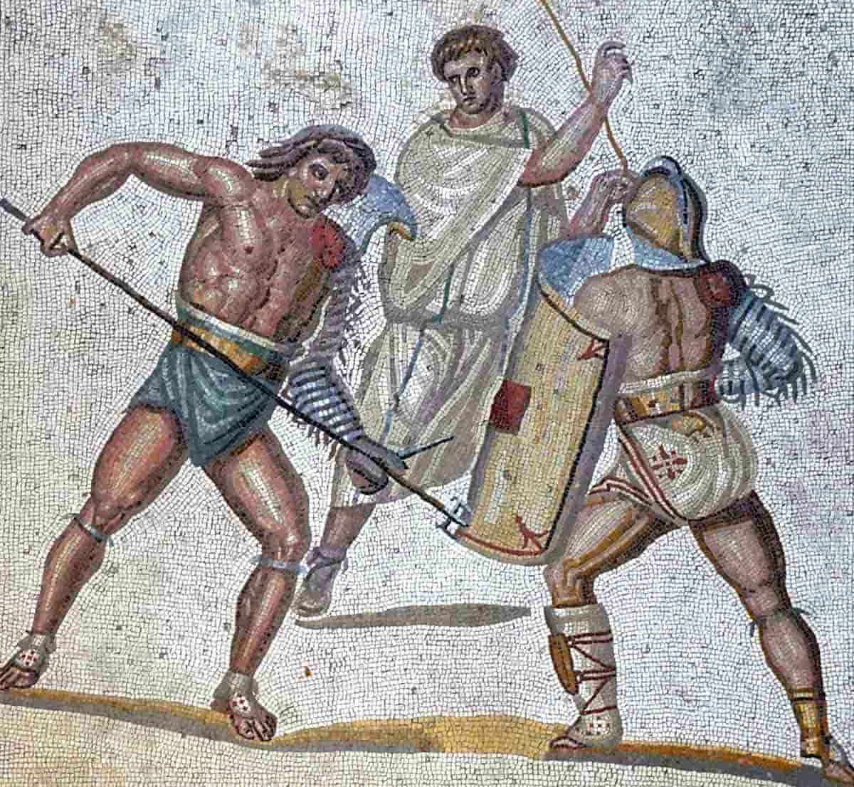nennig gladiator mosaic
