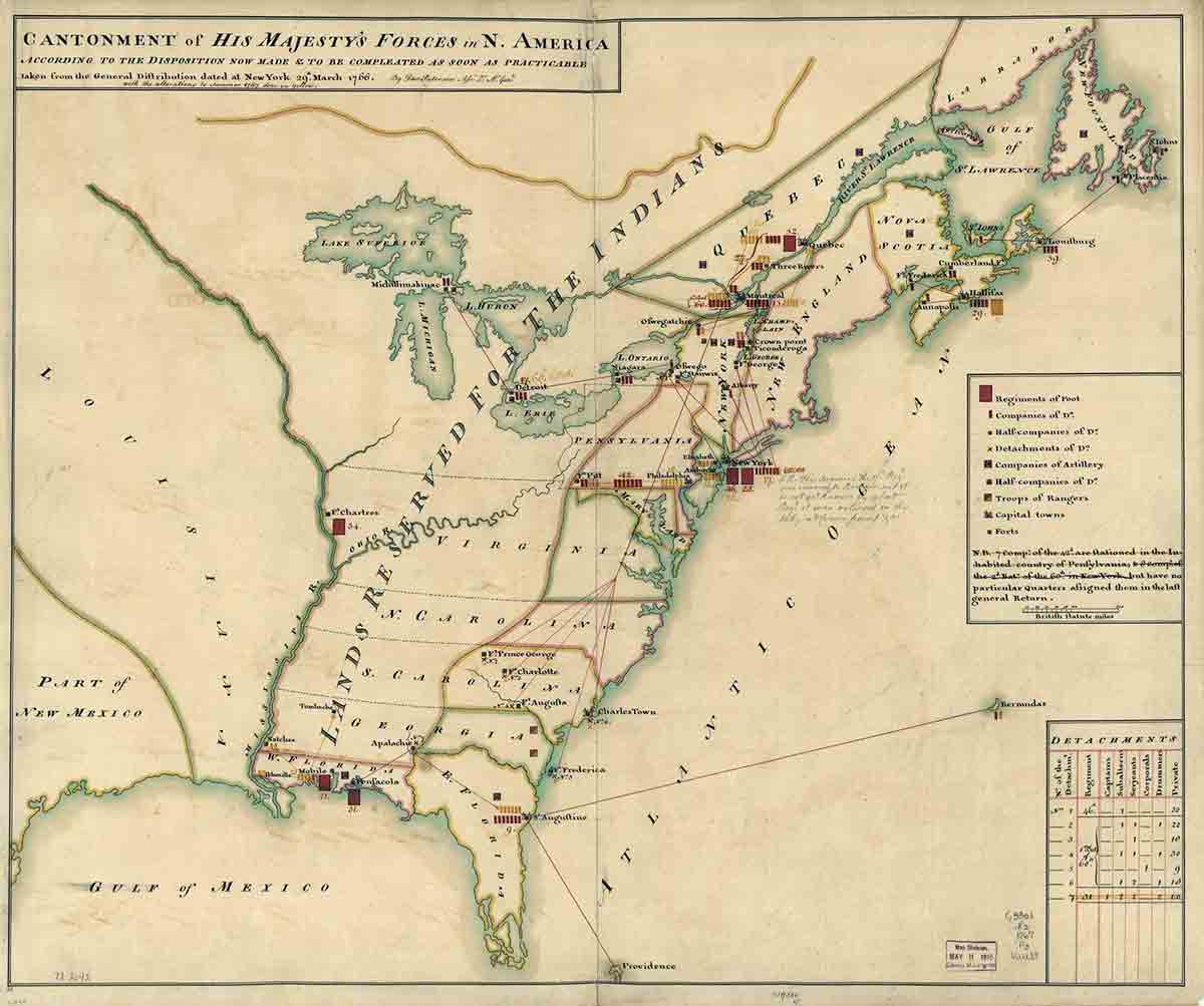 north america map