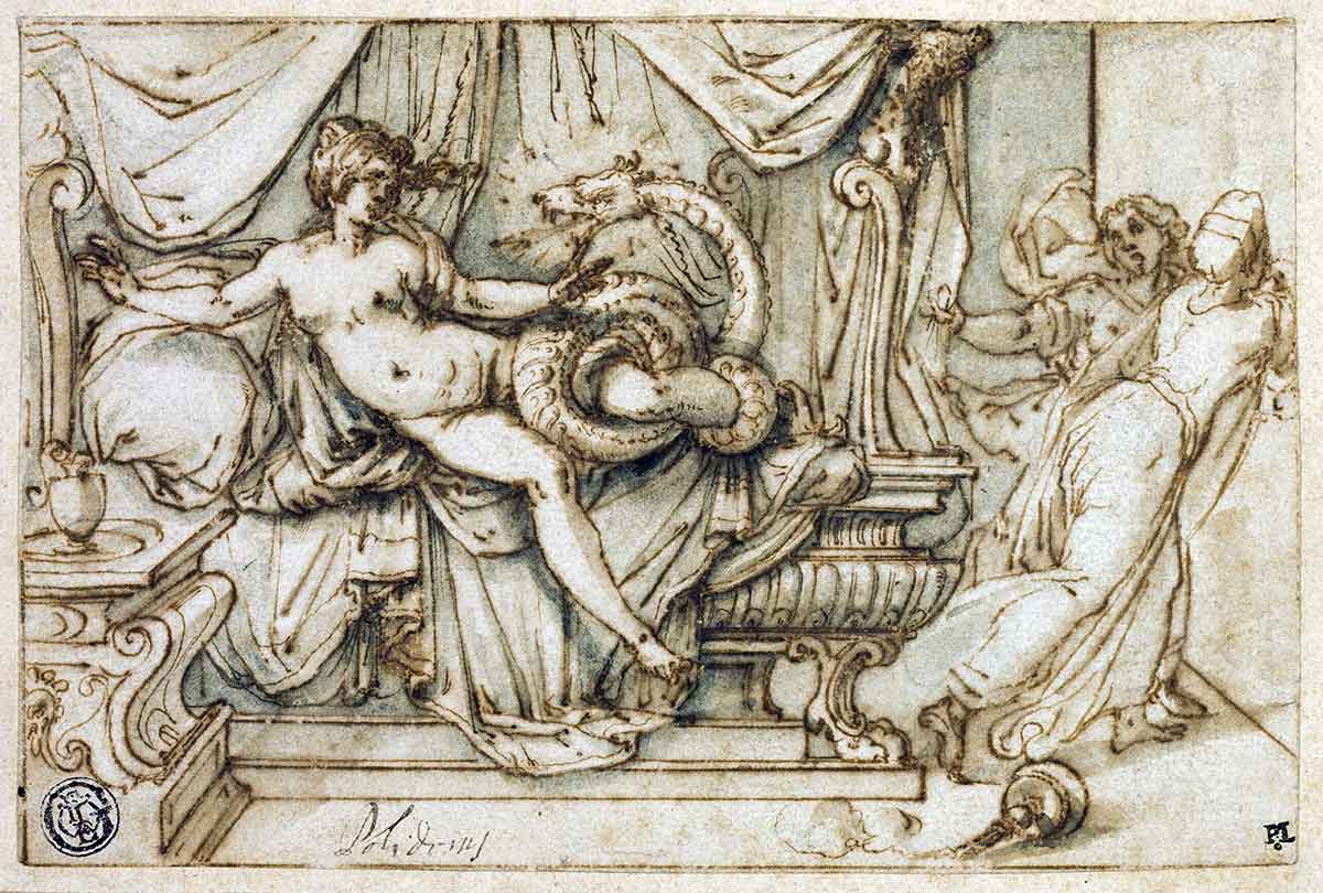 olympias zeus serpent boscoli