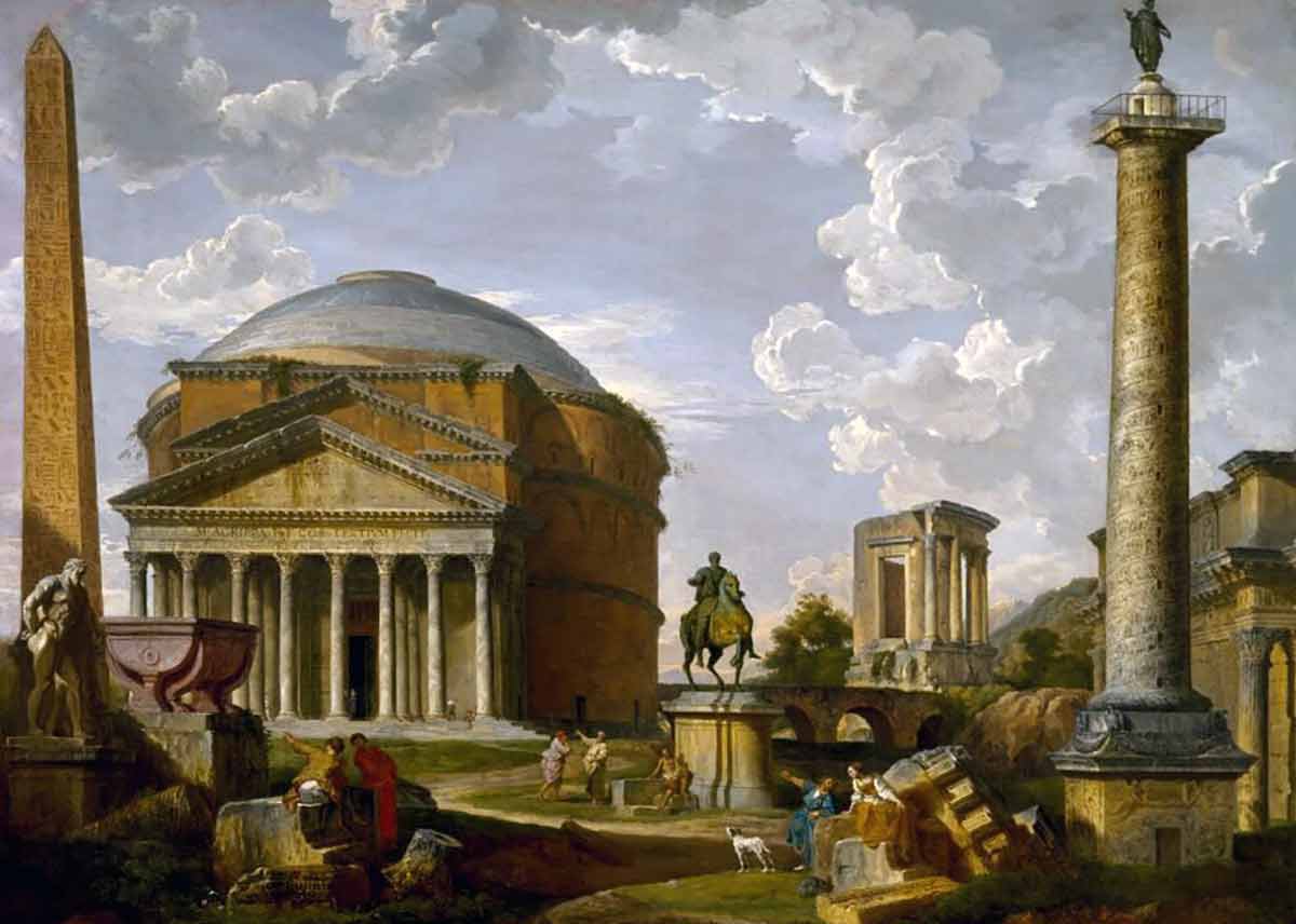 pantheon painting roman religion