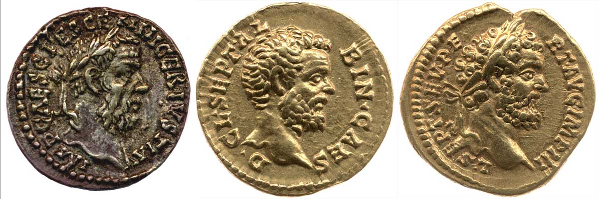 pescenius albinius severus septimus coins