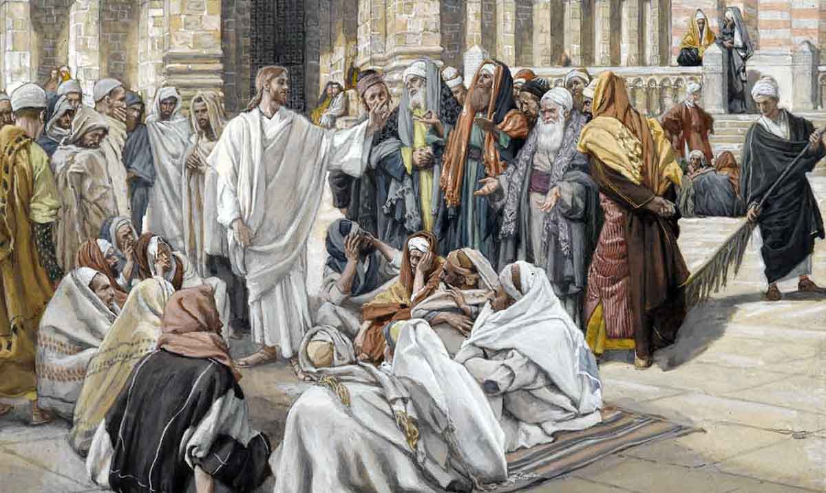 pharisees question jesus