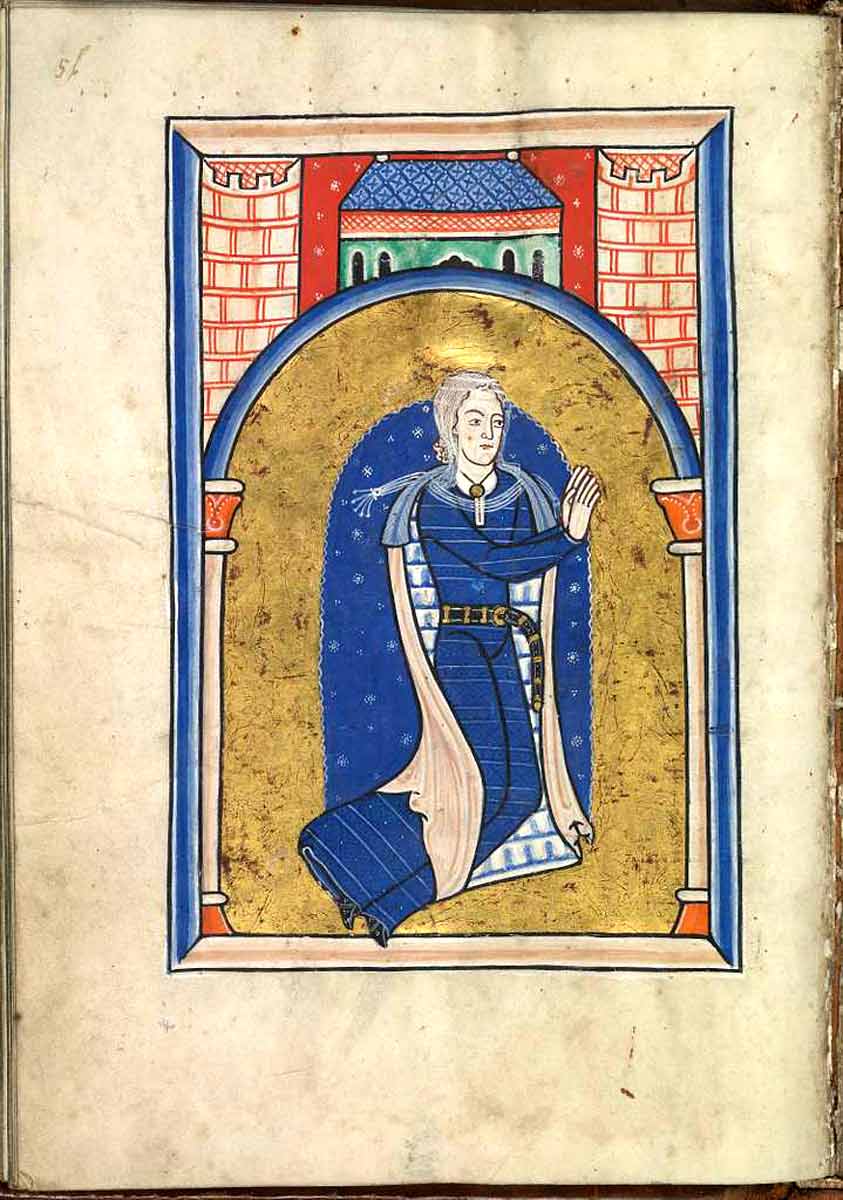 portrait eleanor of aquitaine kneeling