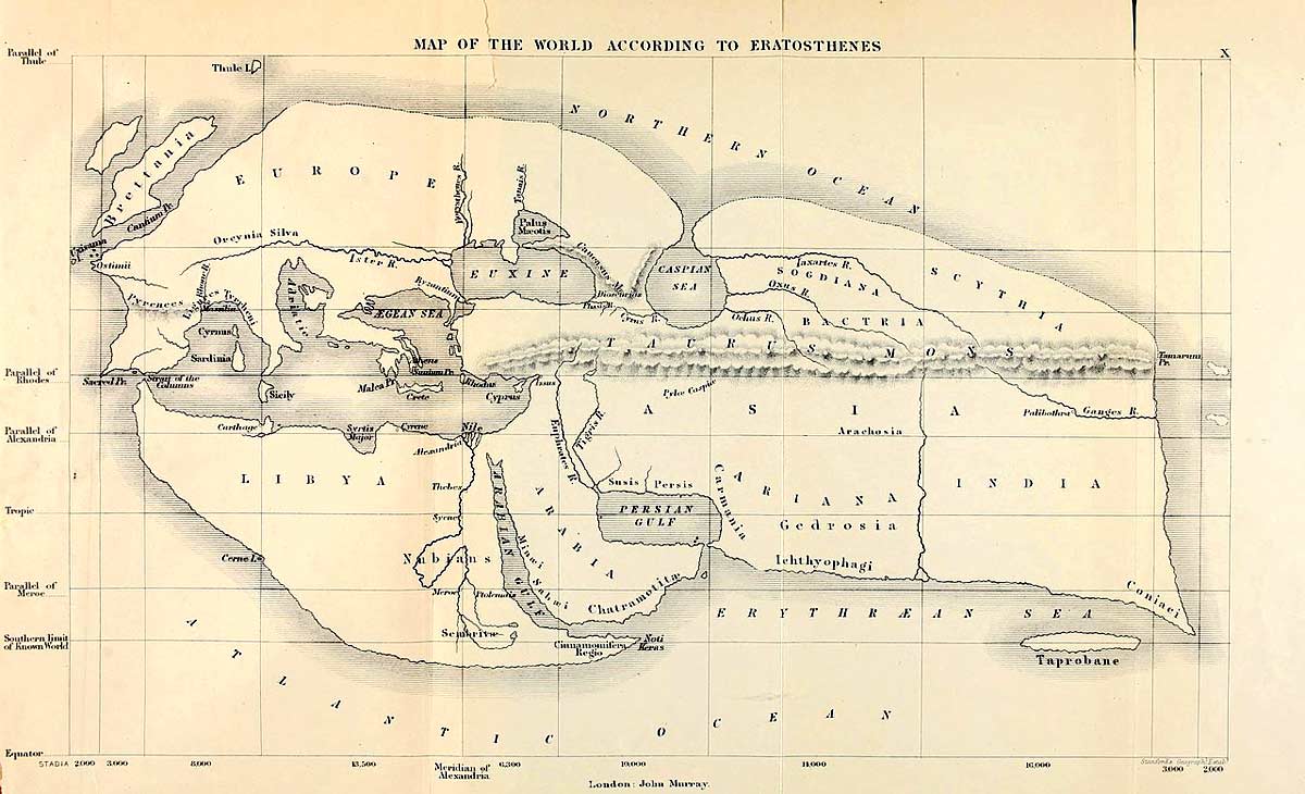reconstruction of ancient map