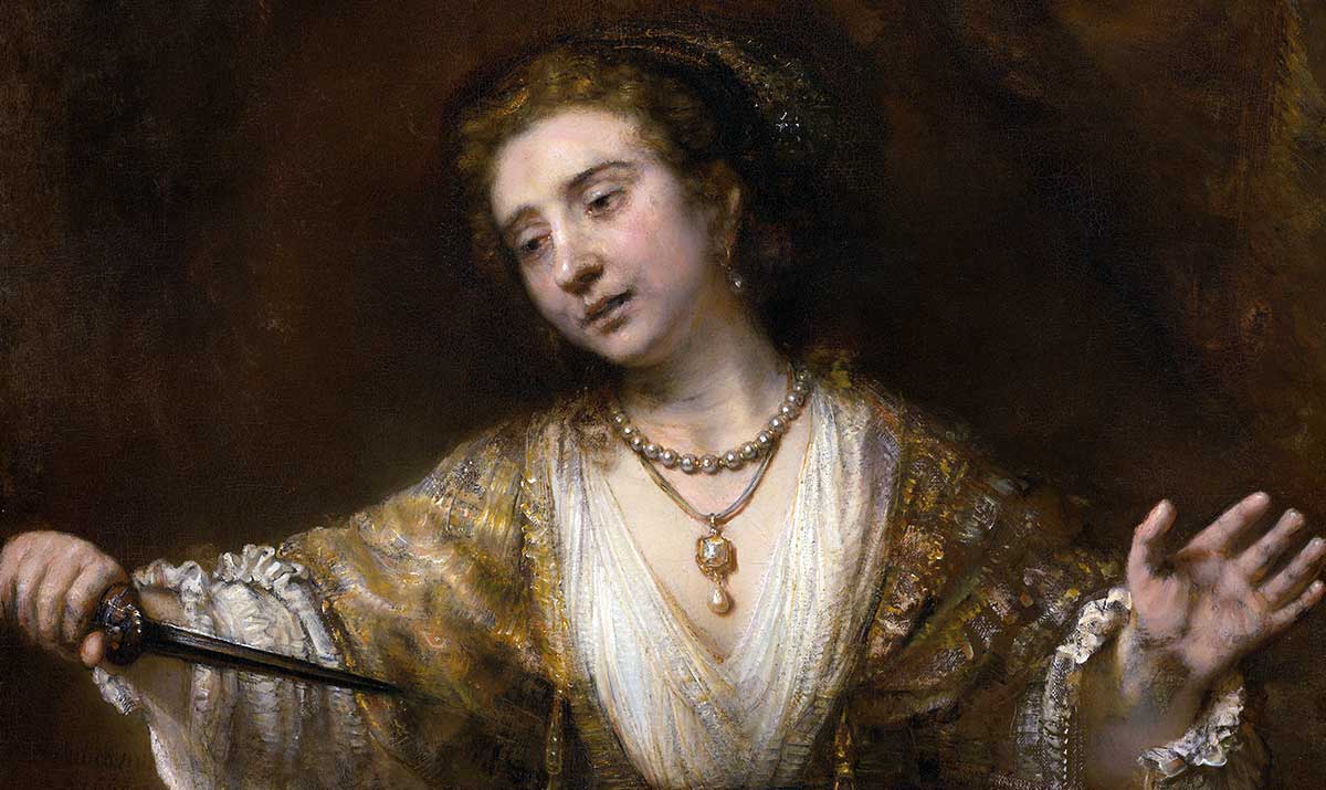 rembrandt lucretia painting
