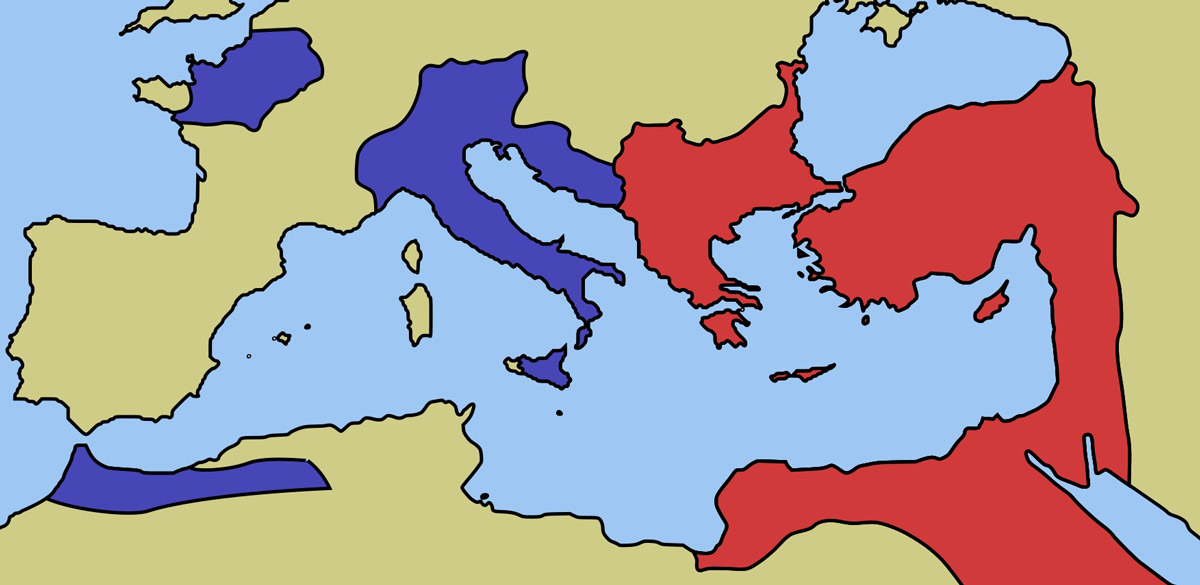 rome map 476