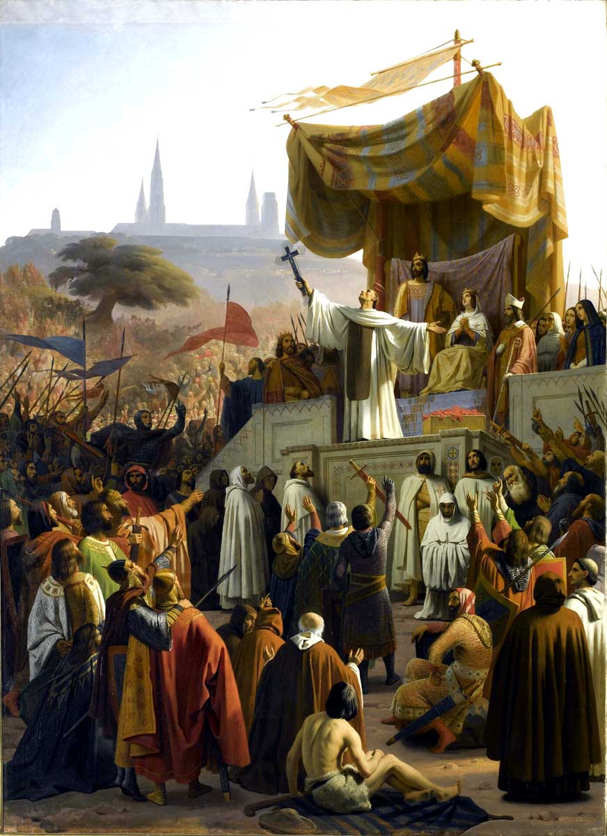 saint bernard preaches second crusade