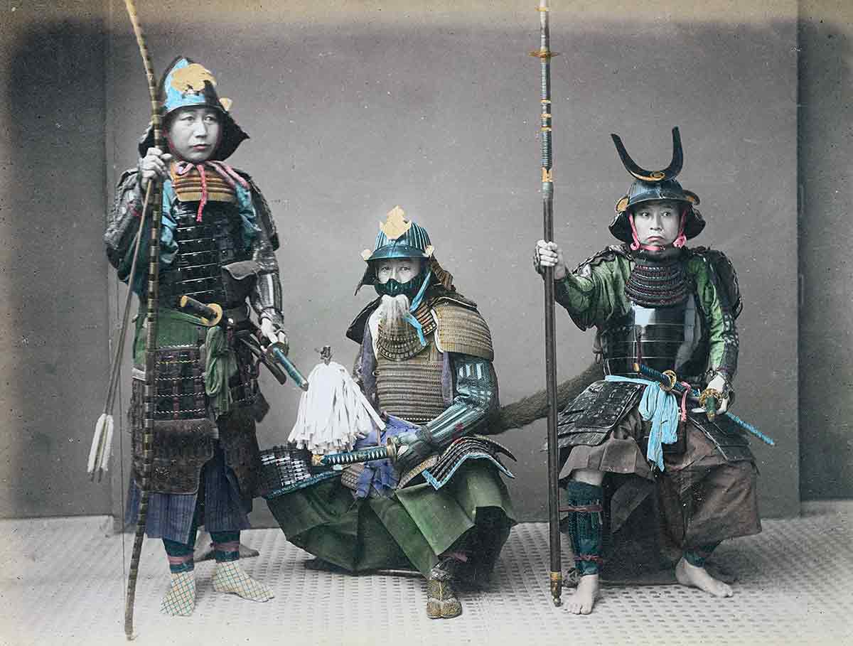 samurai in armor