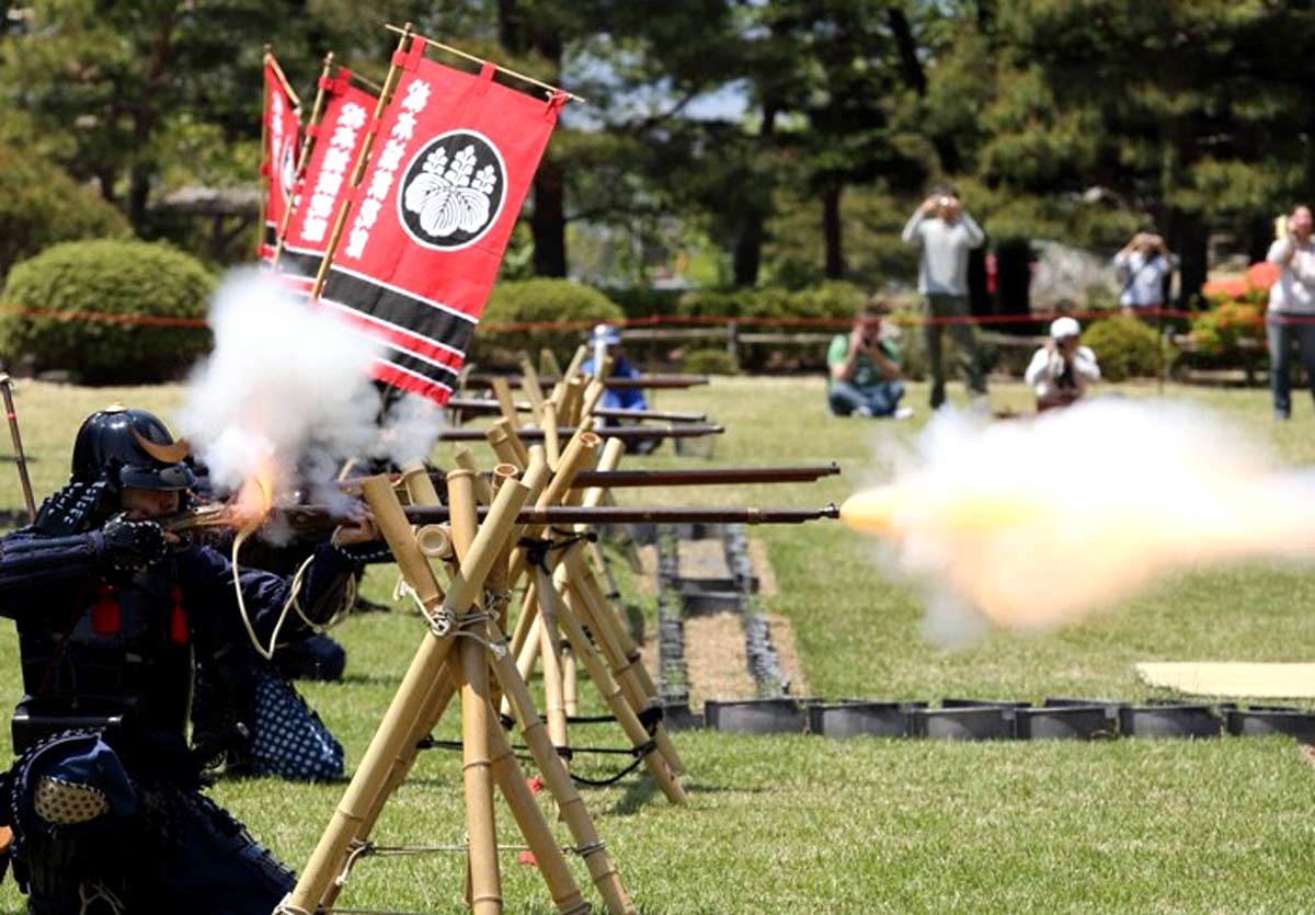 samurai marskmen reenactors