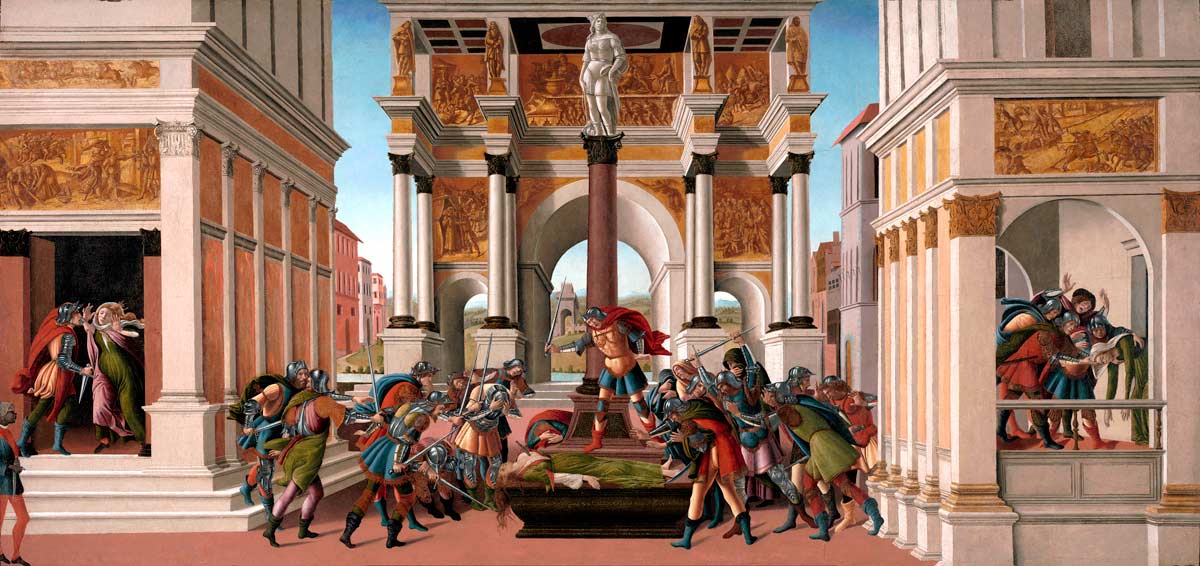 sandro botticelli strory of lucretia