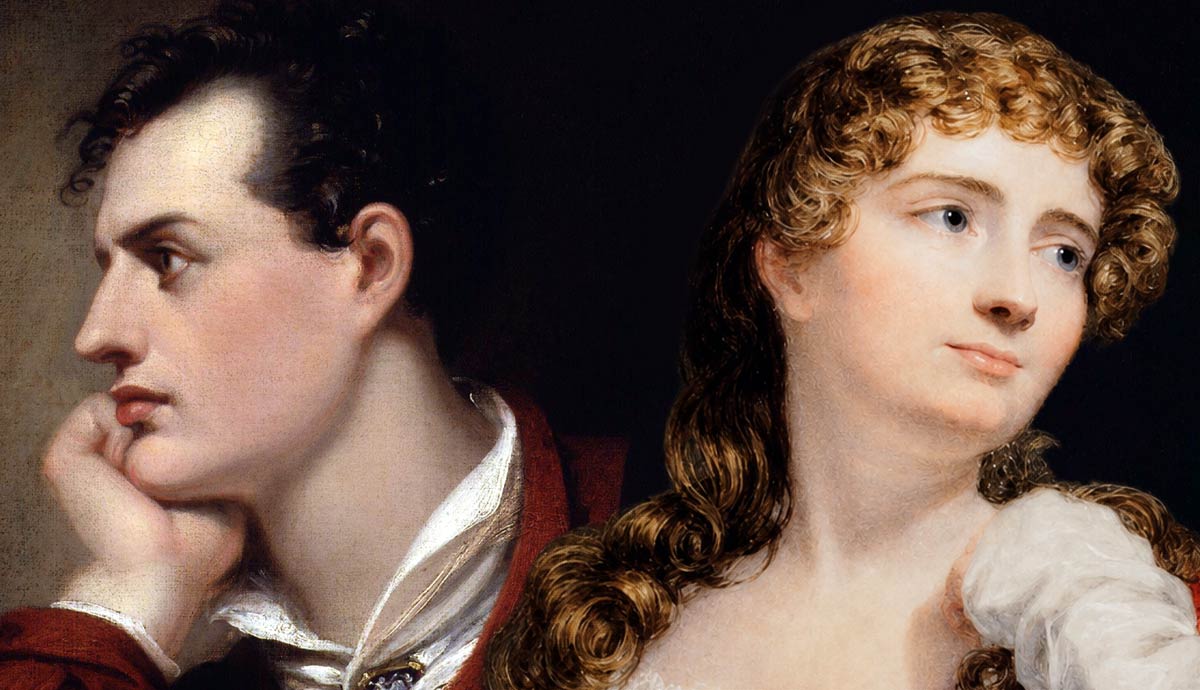 Lord Byron and Annabella Byron paintings