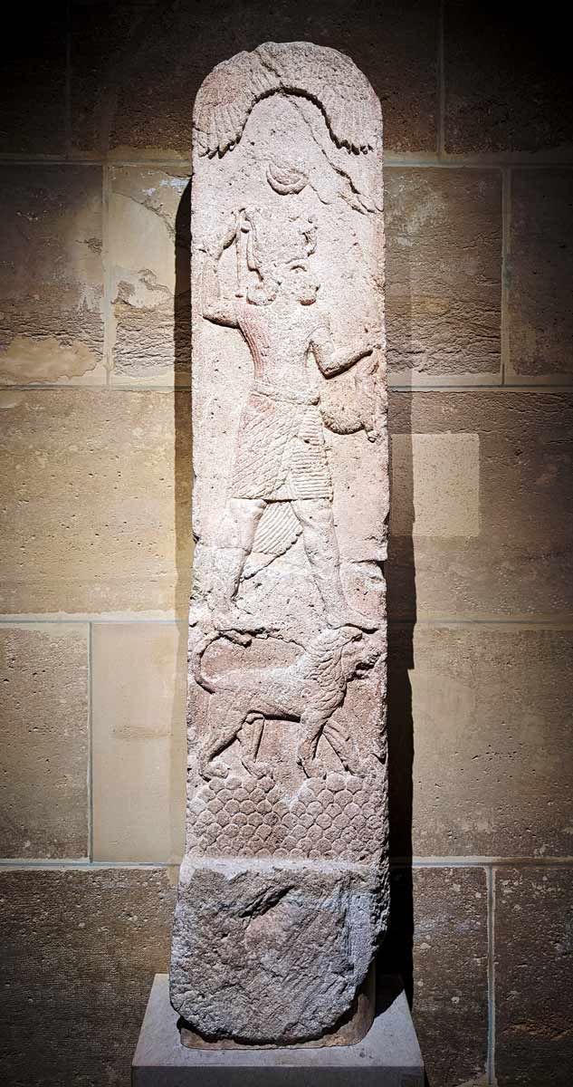 shadrapa stele phoenician god
