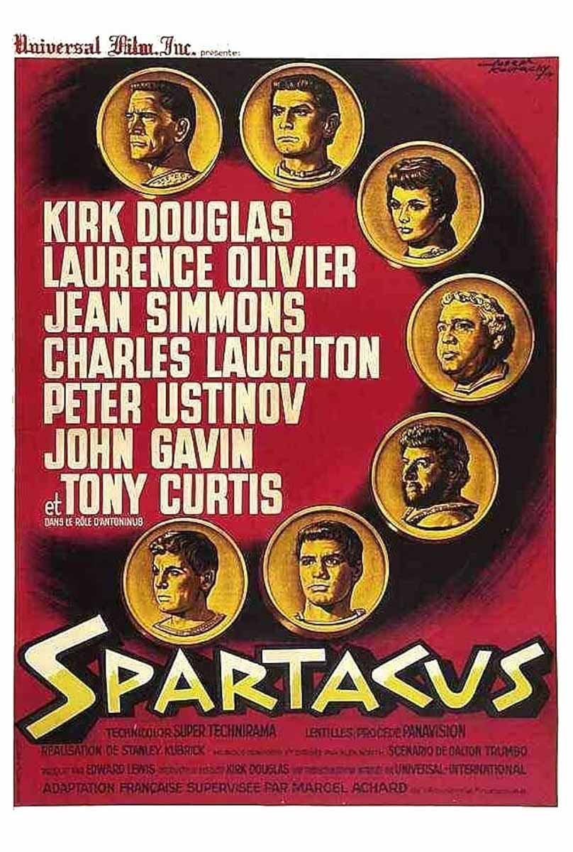 spartacus movie posters hollywood myths