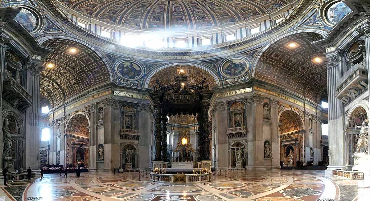st peters basilica interior