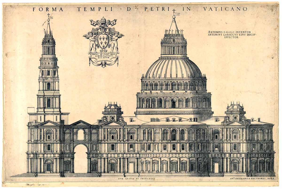 st peters basilica sketch