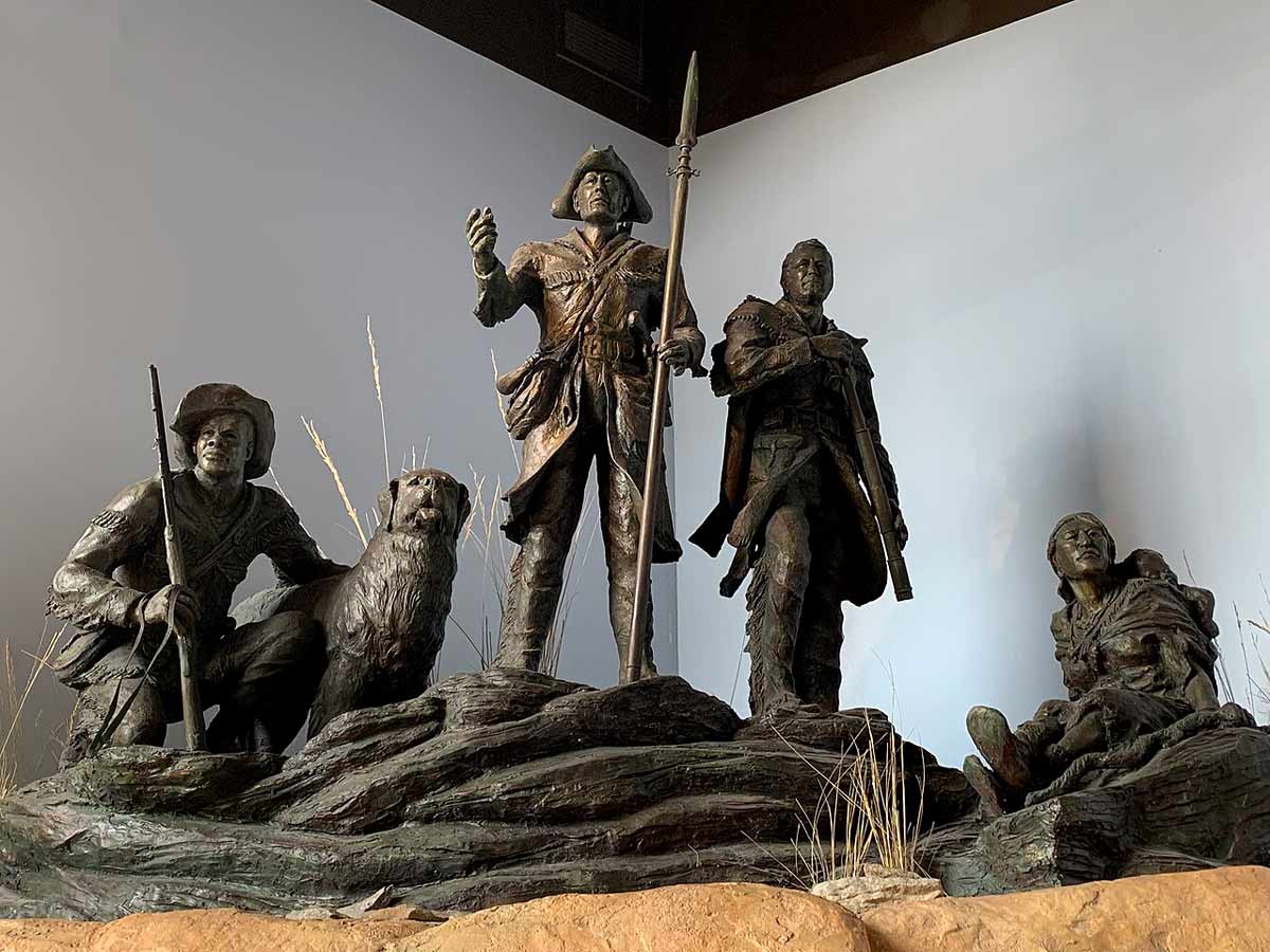 statue of corps of discovery