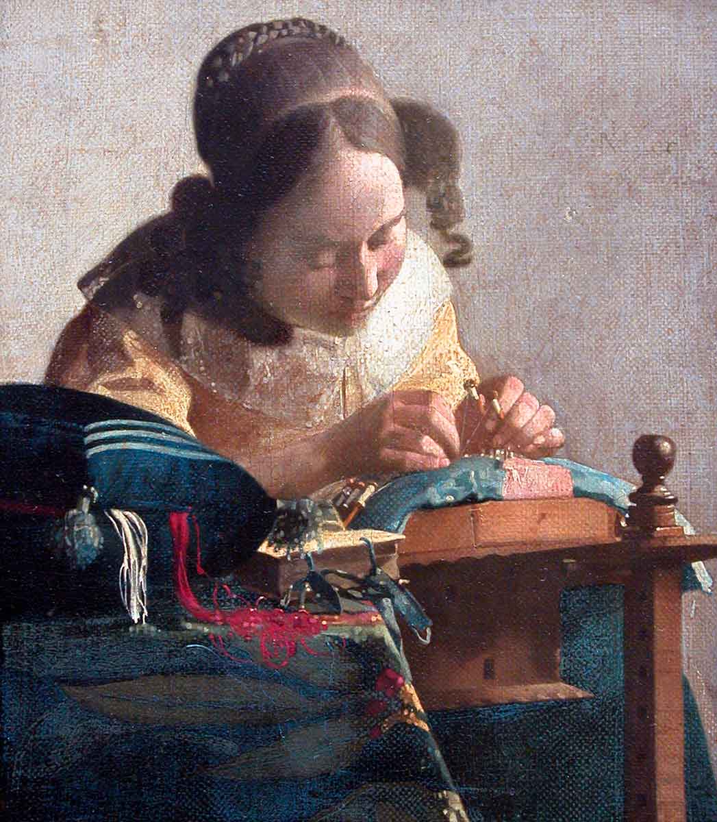 the lacemaker vermeer the louvre