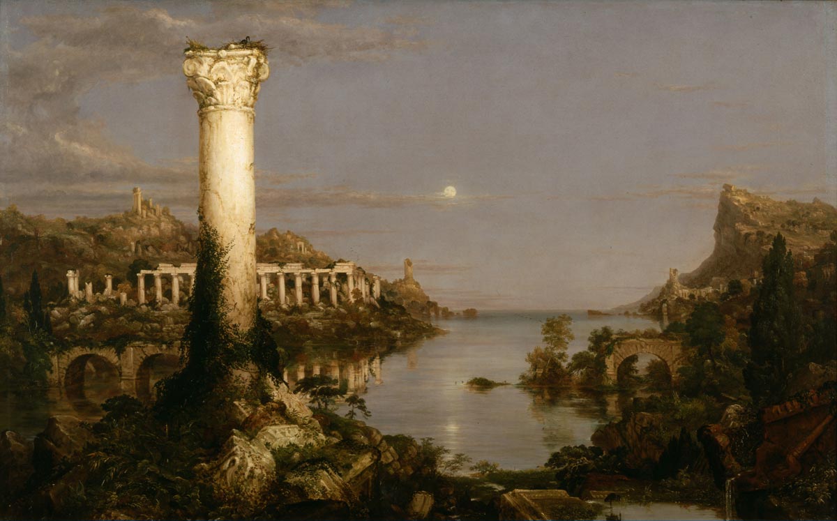 thomas cole the course of empire desolation