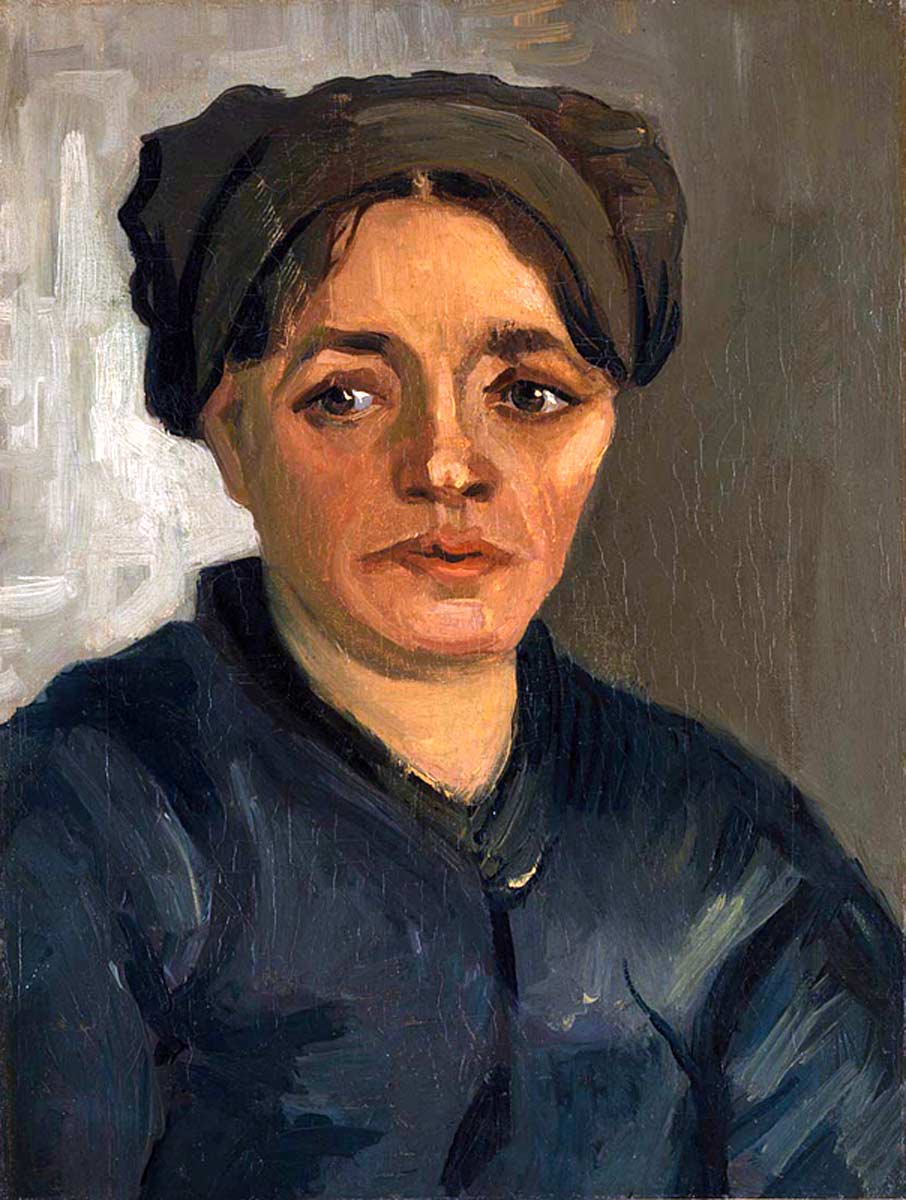 van gogh head of peasant woman