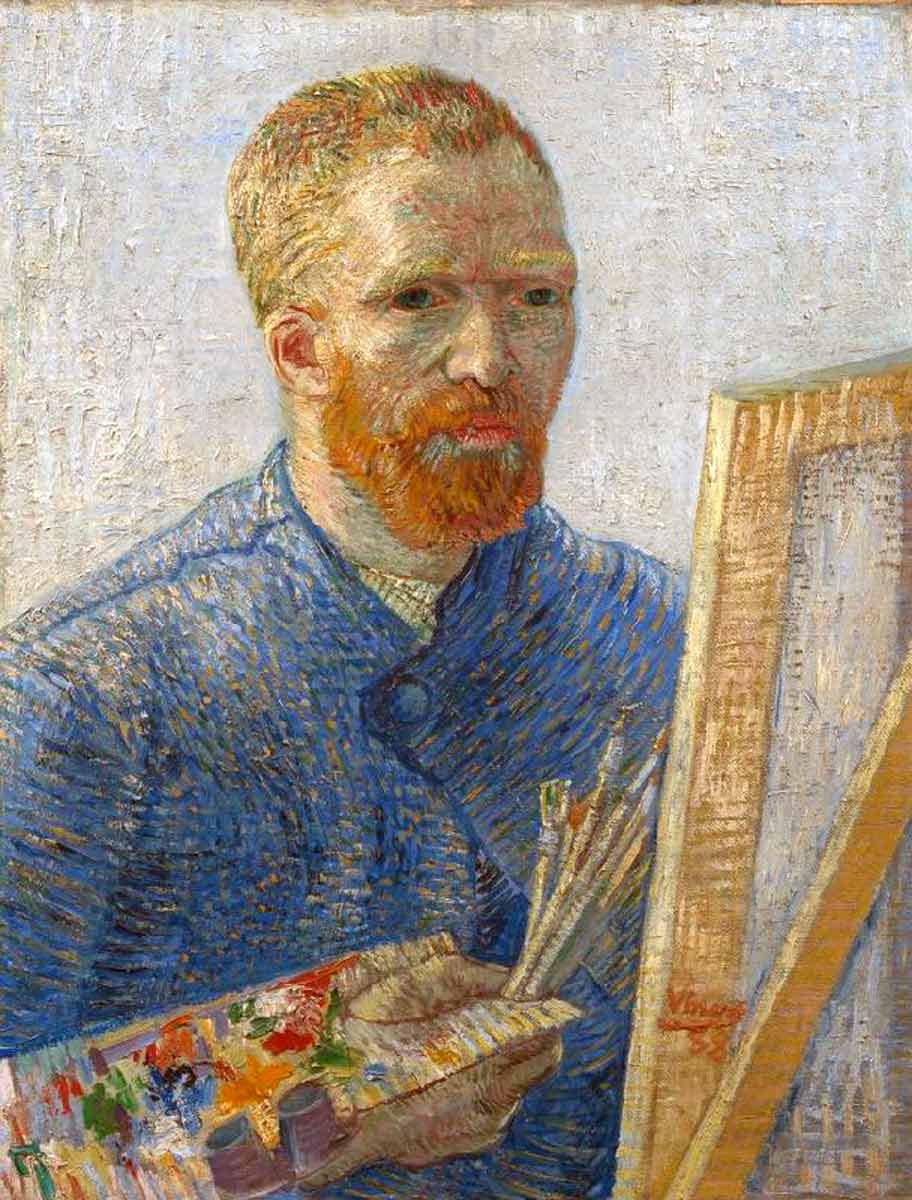 van gogh self portrait as painter