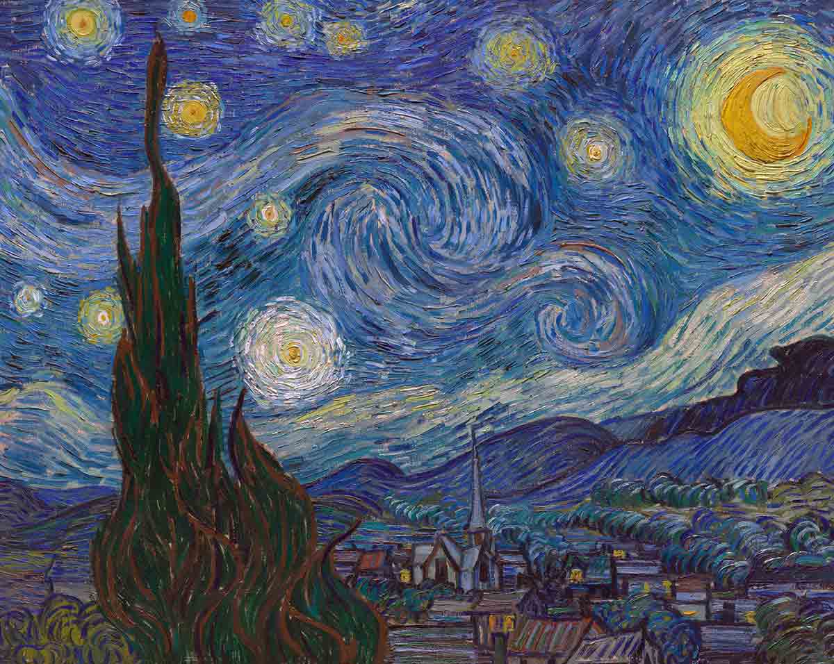 van gogh starry night painting