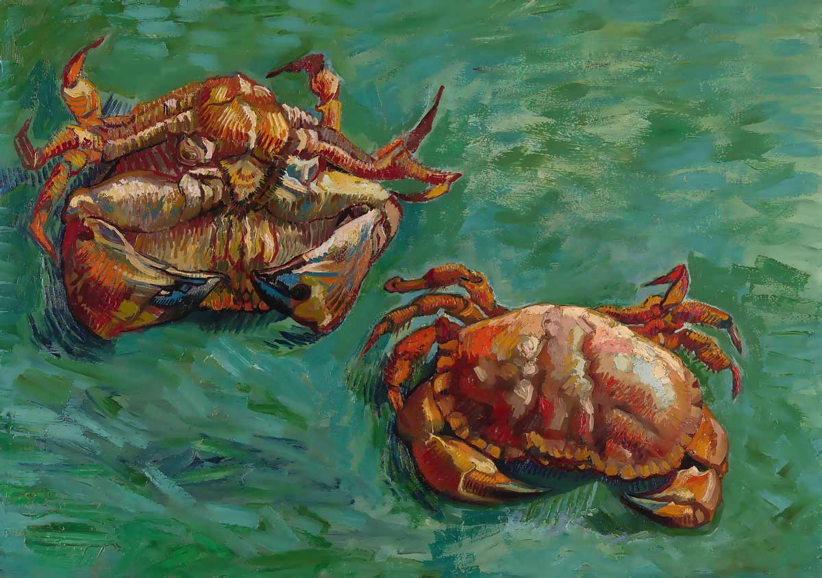 van gogh two crabs