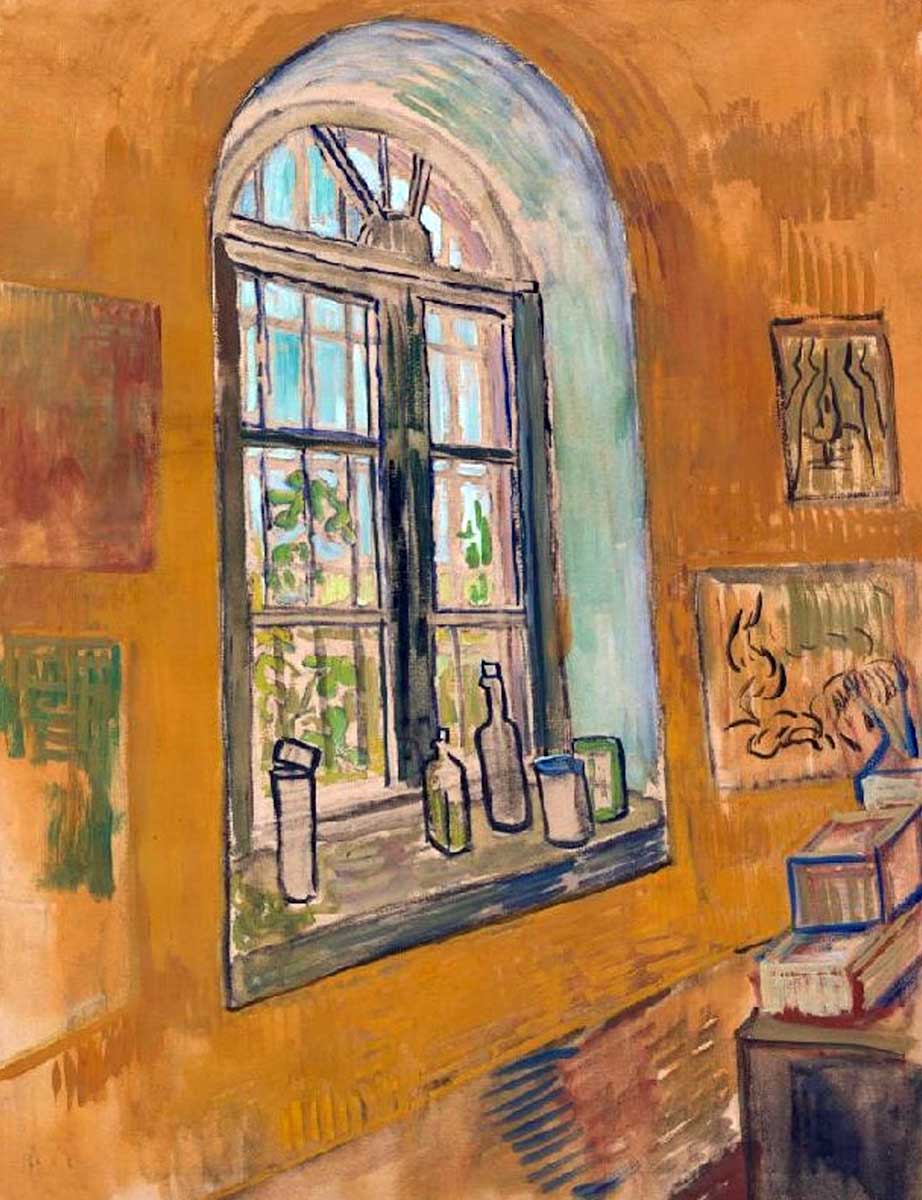 van gogh window in studio