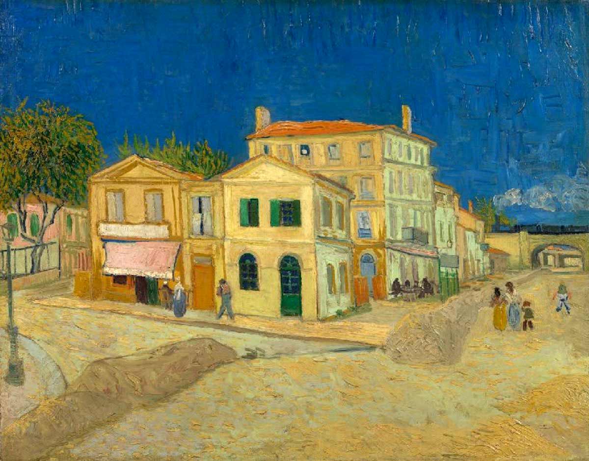 van gogh yellow house