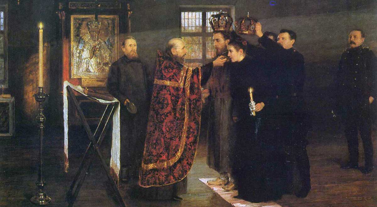 wedding in prison painting nikolai matveyev