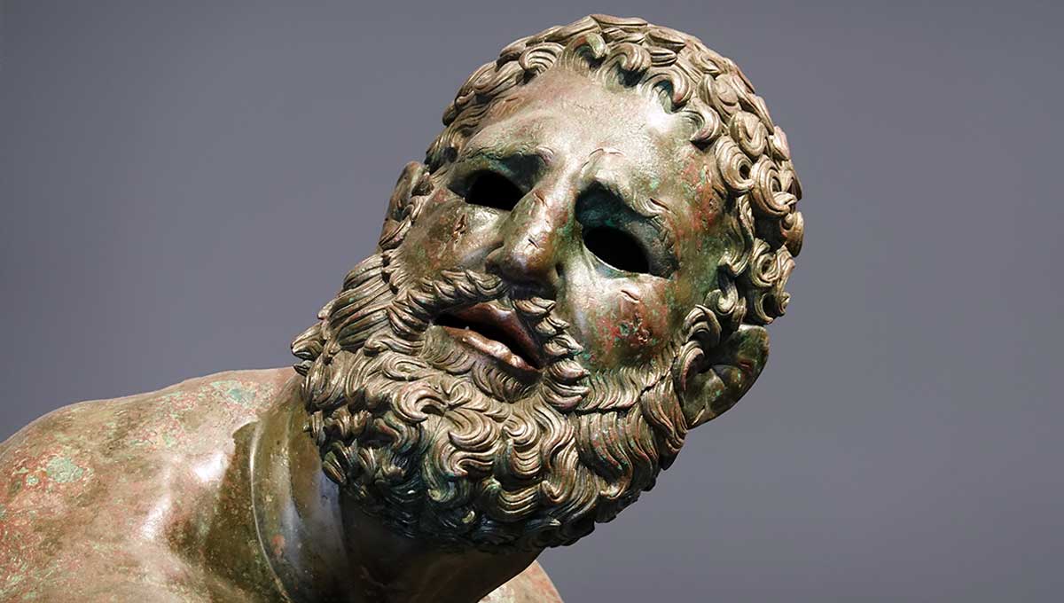 Boxer at Rest Greek Bronze