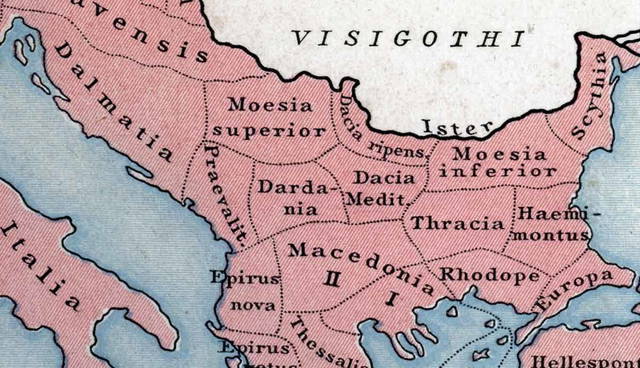 Danube frontier map