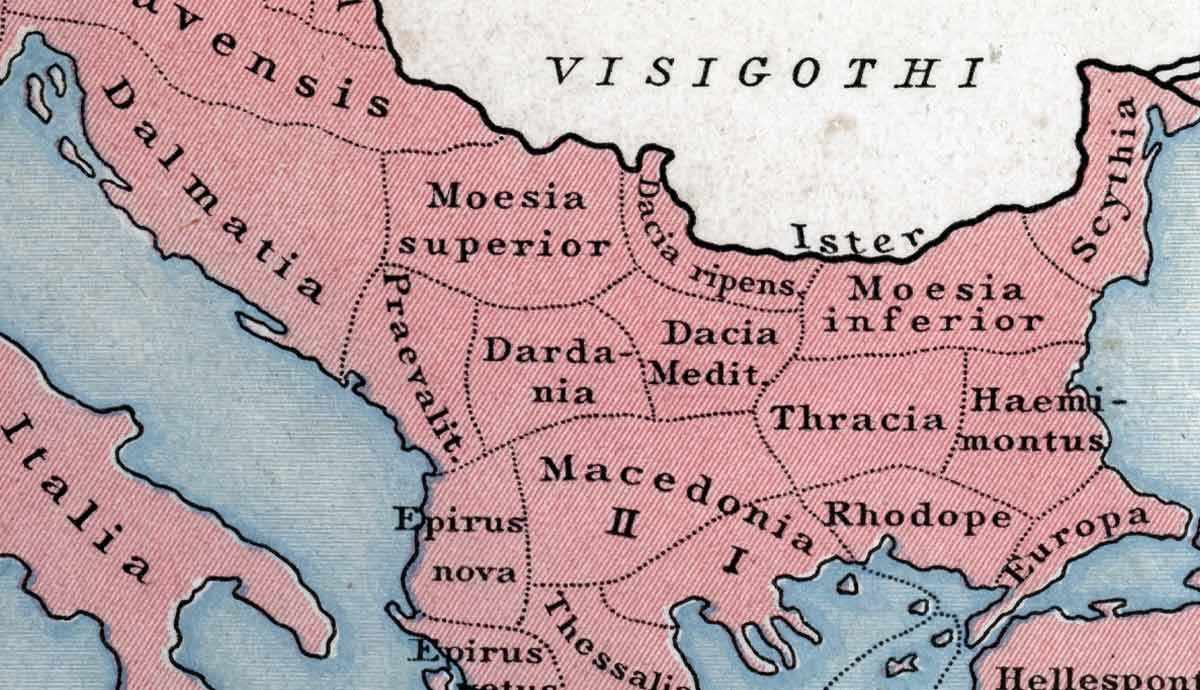 Danube frontier map