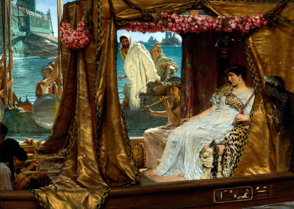 alma tadema antony and cleopatra