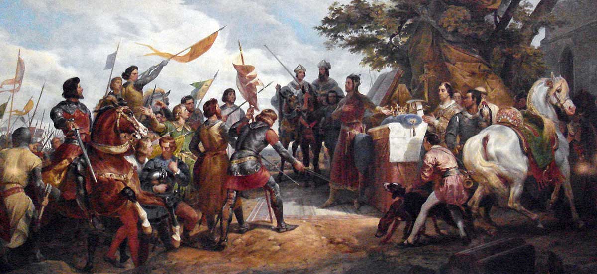 battle of bouvines painting